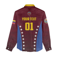 Venezuela Basketball Custom Women Casual Shirt La Vinotinto de las alturas