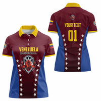 Venezuela Basketball Custom Women Polo Shirt La Vinotinto de las alturas