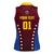 Venezuela Basketball Custom Women Sleeveless Polo Shirt La Vinotinto de las alturas