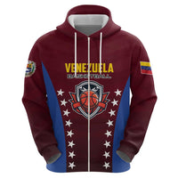 Venezuela Basketball Custom Zip Hoodie La Vinotinto de las alturas
