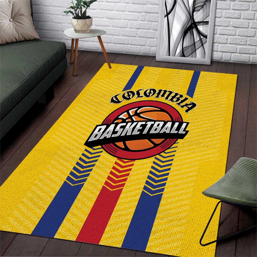 Colombia Basketball Area Rug Vamos Colombiana