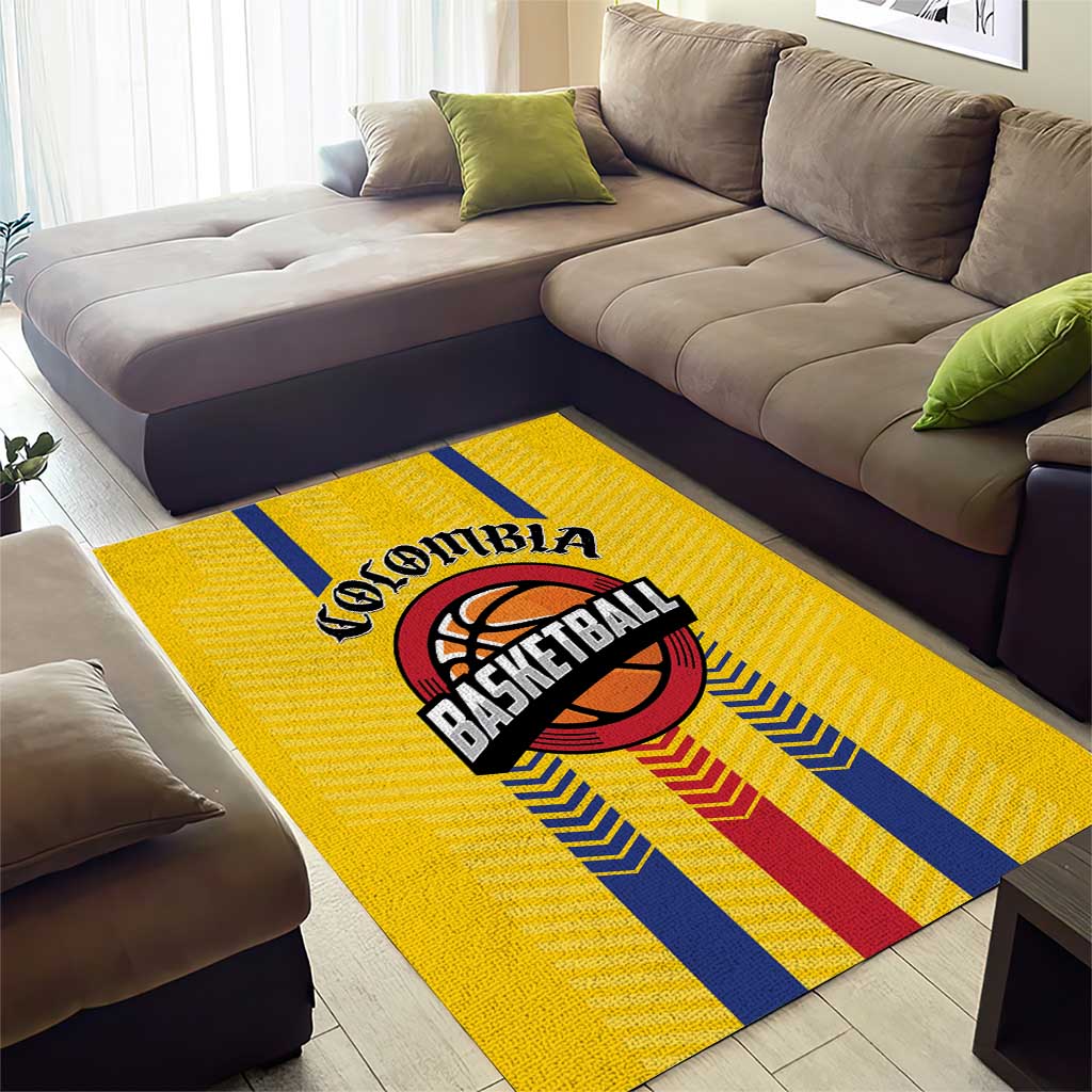 Colombia Basketball Area Rug Vamos Colombiana