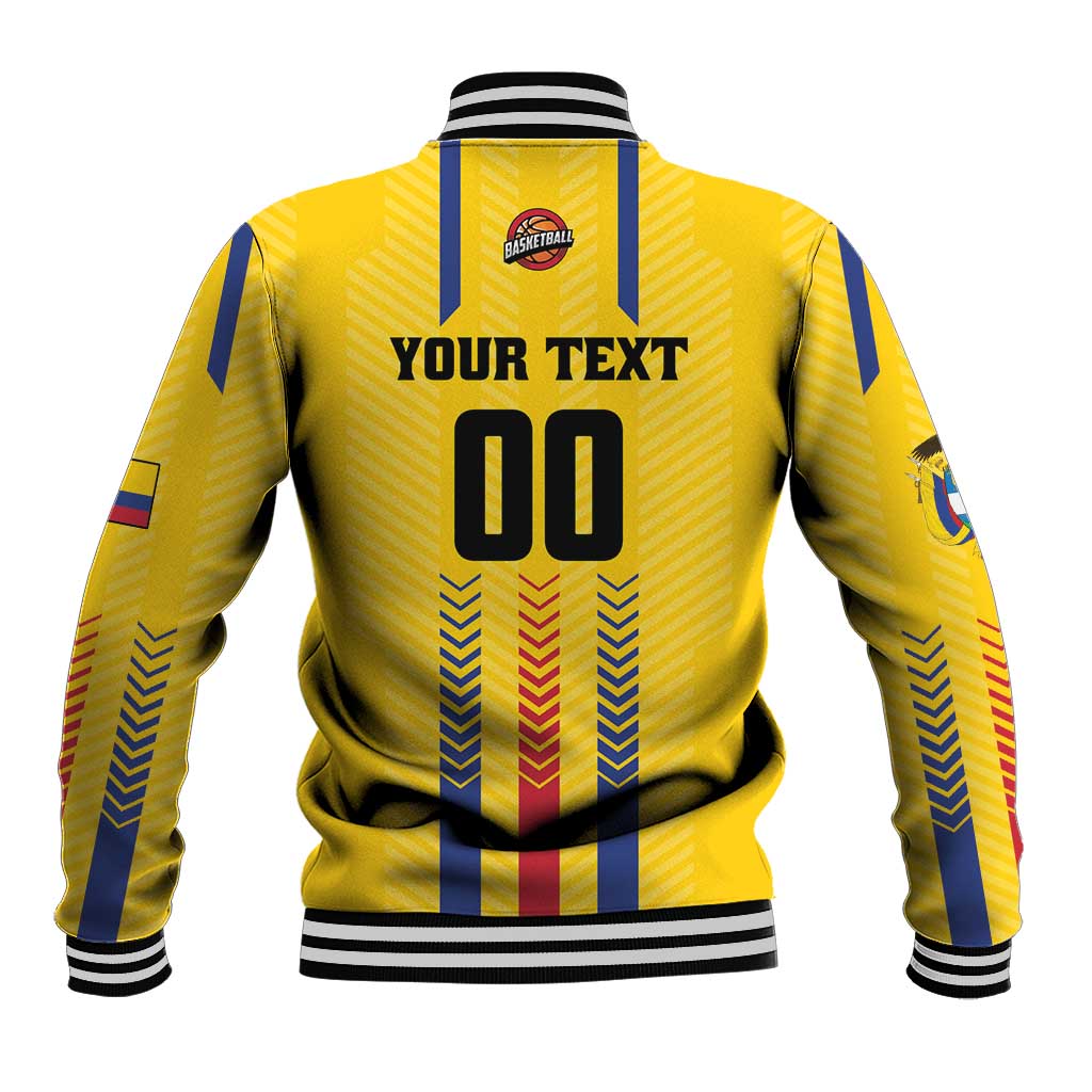 Colombia Basketball Custom Baseball Jacket Vamos Colombiana
