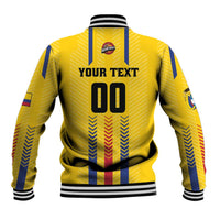 Colombia Basketball Custom Baseball Jacket Vamos Colombiana