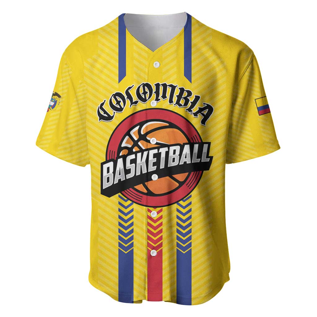 Colombia Basketball Custom Baseball Jersey Vamos Colombiana
