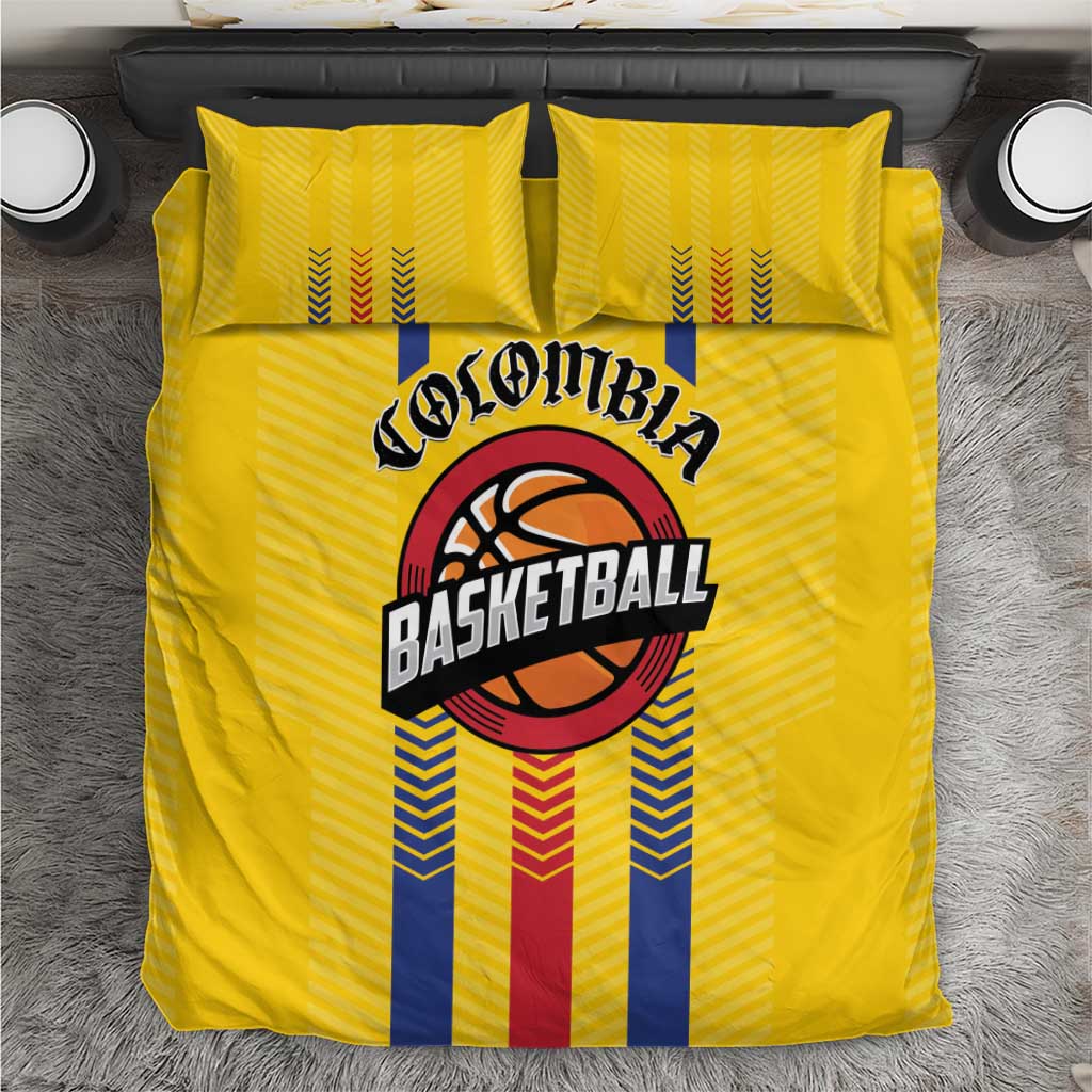 Colombia Basketball Bedding Set Vamos Colombiana