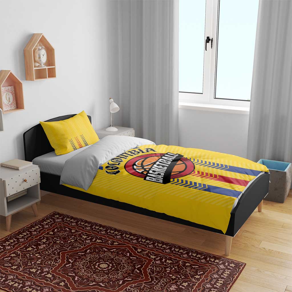 Colombia Basketball Bedding Set Vamos Colombiana