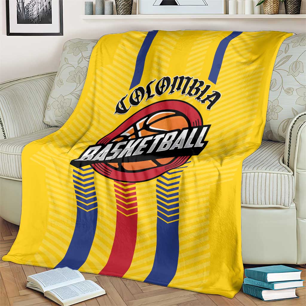 Colombia Basketball Blanket Vamos Colombiana