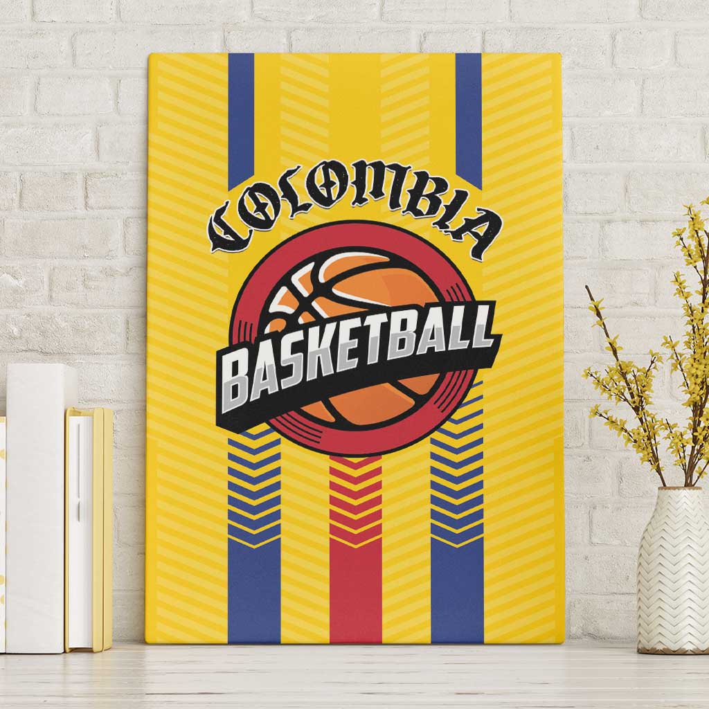 Colombia Basketball Canvas Wall Art Vamos Colombiana