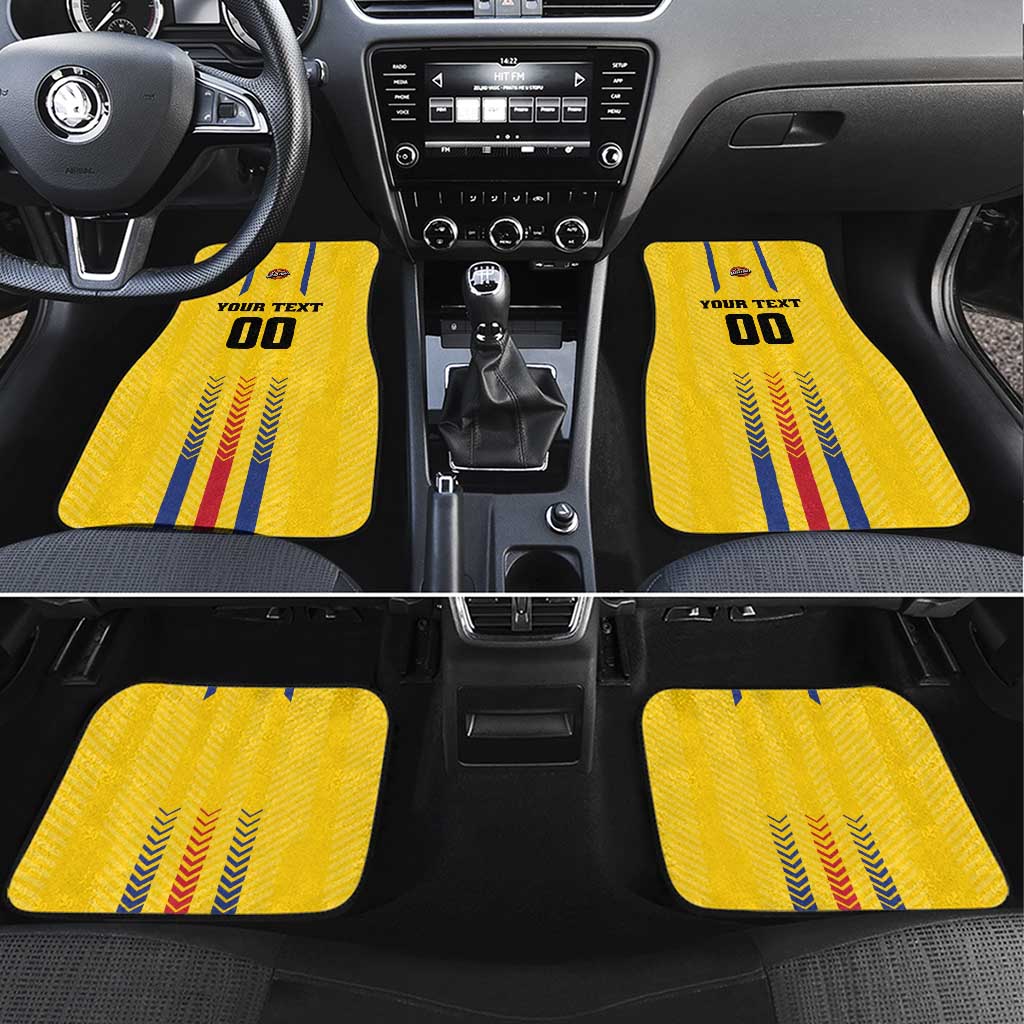 Colombia Basketball Car Mats Vamos Colombiana
