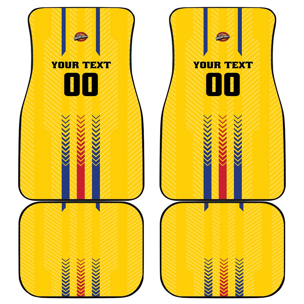 Colombia Basketball Car Mats Vamos Colombiana