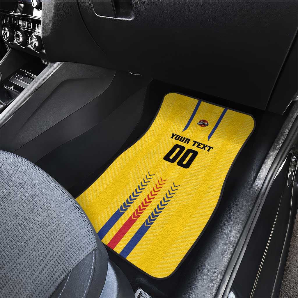 Colombia Basketball Car Mats Vamos Colombiana