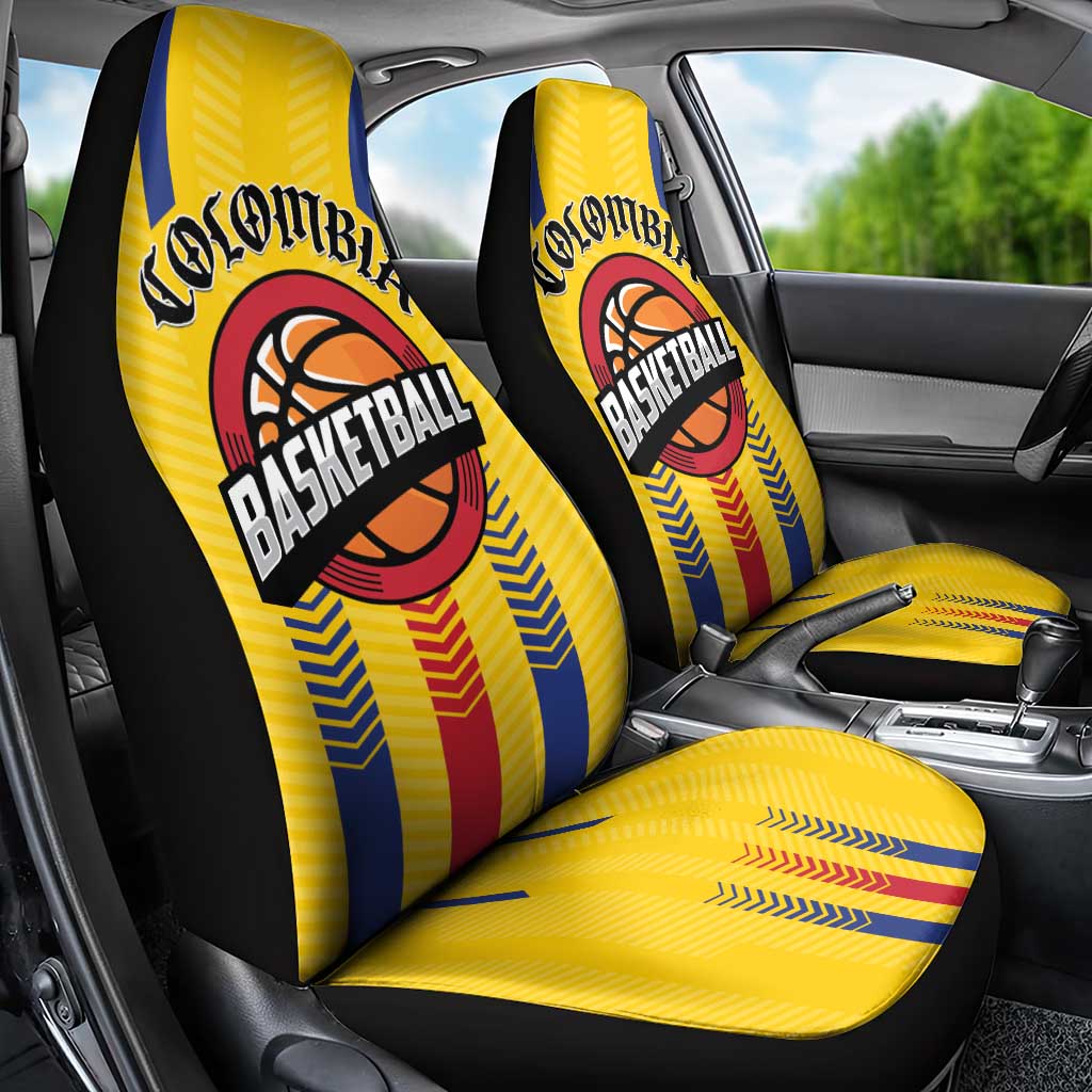 Colombia Basketball Car Seat Cover Vamos Colombiana