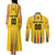 Colombia Basketball Custom Couples Matching Tank Maxi Dress and Long Sleeve Button Shirt Vamos Colombiana