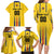 Colombia Basketball Custom Family Matching Long Sleeve Bodycon Dress and Hawaiian Shirt Vamos Colombiana