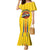 Colombia Basketball Custom Family Matching Mermaid Dress and Hawaiian Shirt Vamos Colombiana