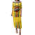 Colombia Basketball Custom Family Matching Puletasi and Hawaiian Shirt Vamos Colombiana