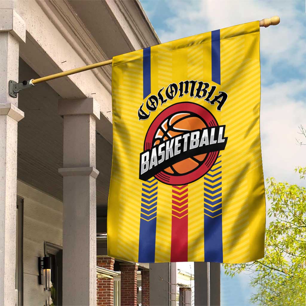 Colombia Basketball Garden Flag Vamos Colombiana