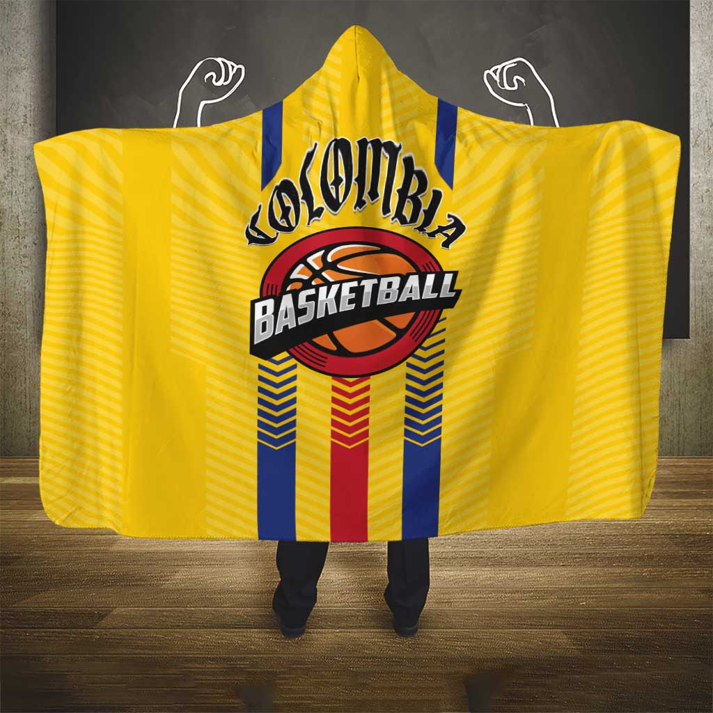 Colombia Basketball Hooded Blanket Vamos Colombiana