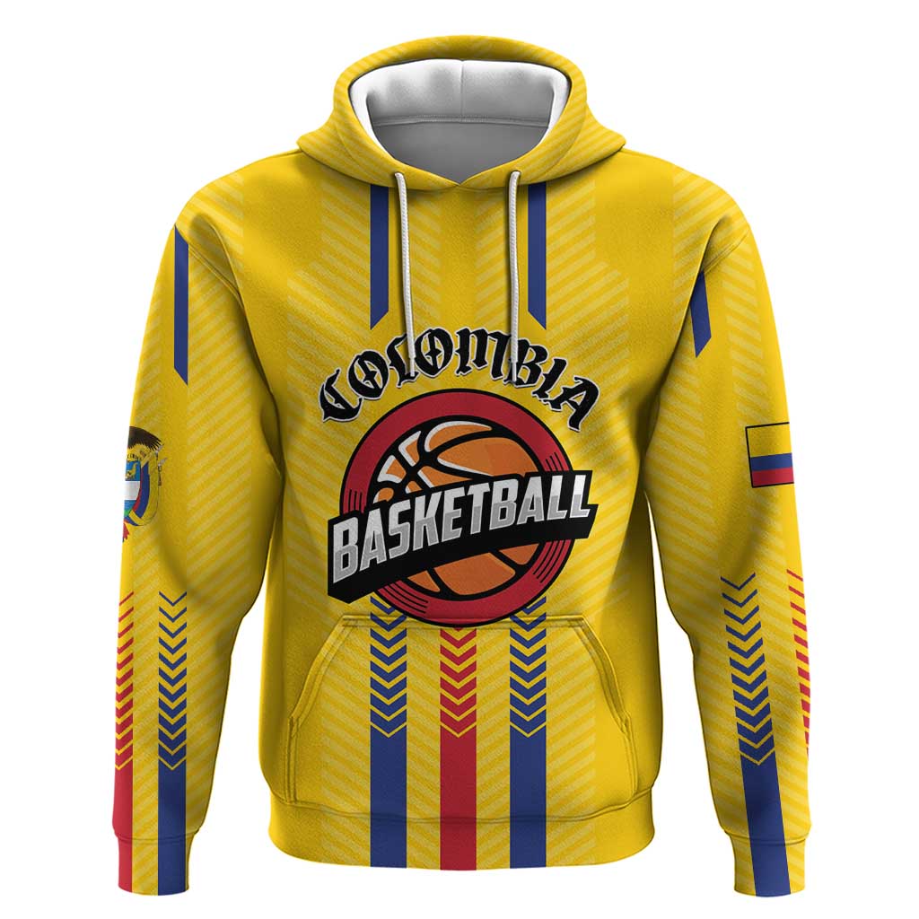 Colombia Basketball Custom Hoodie Vamos Colombiana
