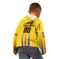 Colombia Basketball Custom Kid Hoodie Vamos Colombiana