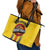 Colombia Basketball Leather Tote Bag Vamos Colombiana