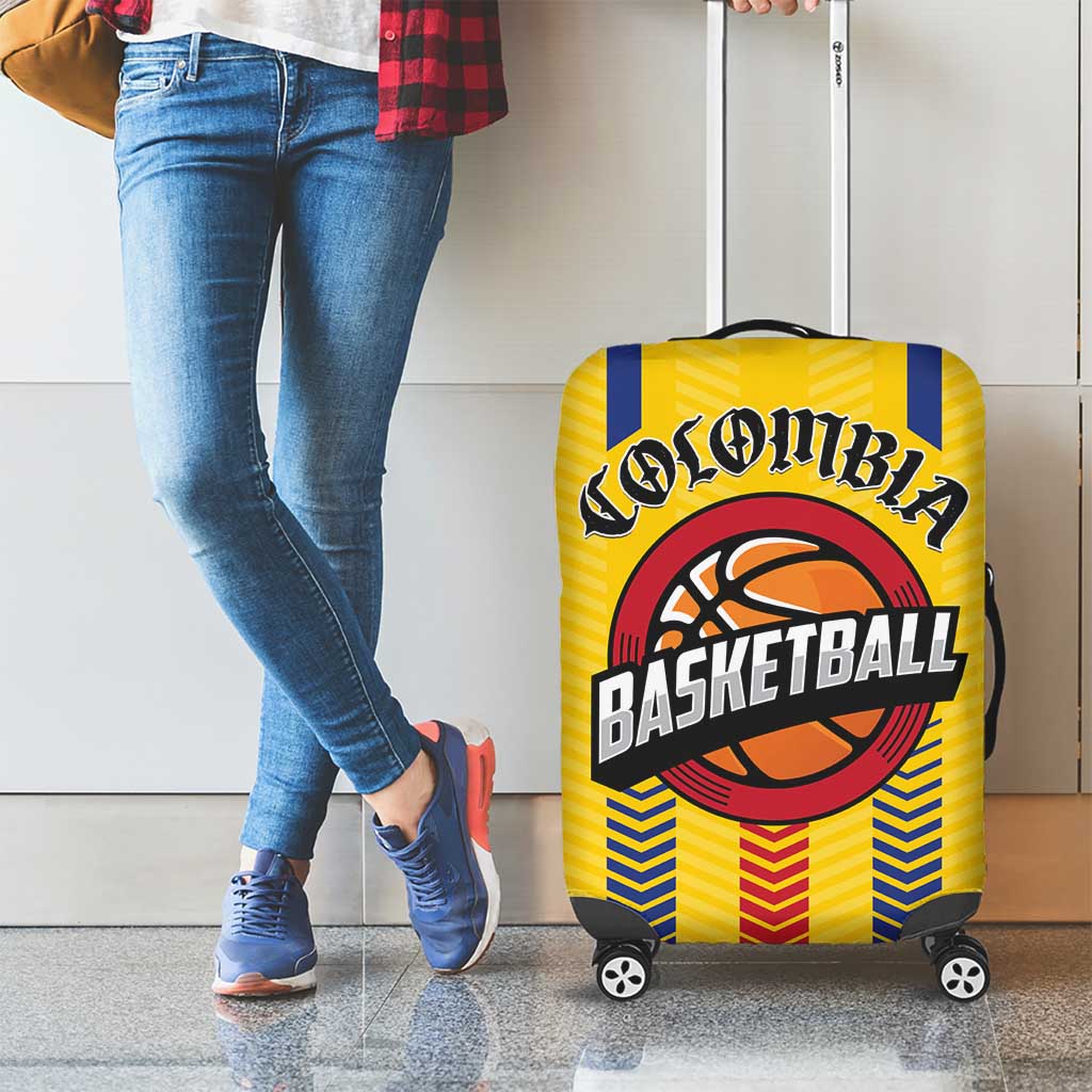 Colombia Basketball Luggage Cover Vamos Colombiana