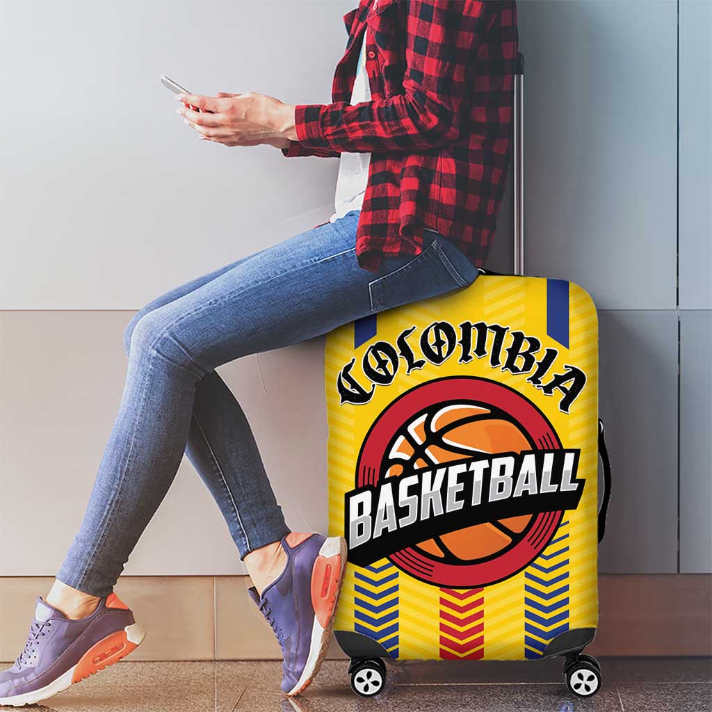 Colombia Basketball Luggage Cover Vamos Colombiana
