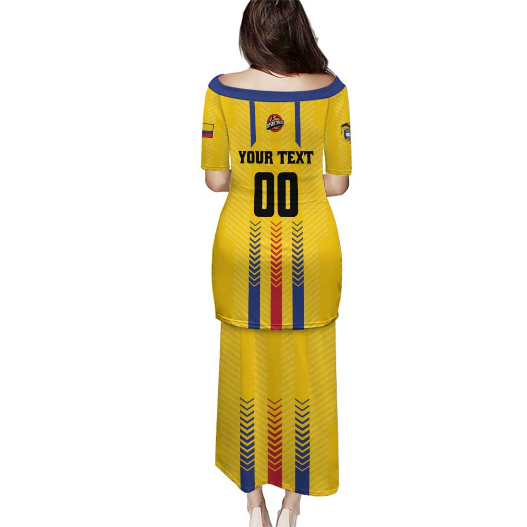Colombia Basketball Custom Puletasi Vamos Colombiana