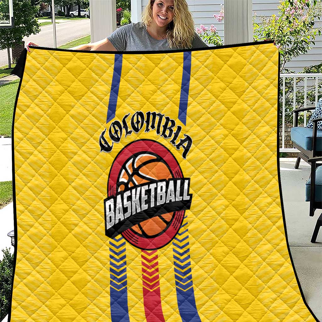 Colombia Basketball Quilt Vamos Colombiana