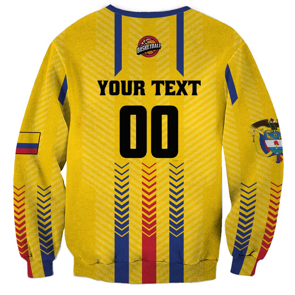 Colombia Basketball Custom Sweatshirt Vamos Colombiana