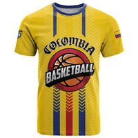 Colombia Basketball Custom T Shirt Vamos Colombiana