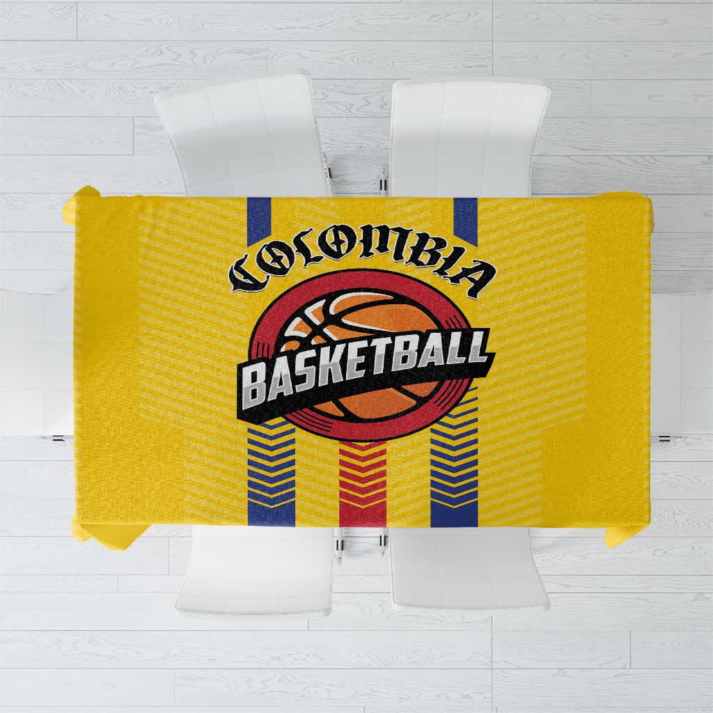 Colombia Basketball Tablecloth Vamos Colombiana