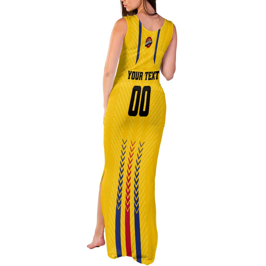 Colombia Basketball Custom Tank Maxi Dress Vamos Colombiana