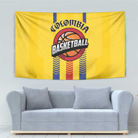 Colombia Basketball Tapestry Vamos Colombiana