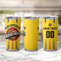Colombia Basketball Custom Tumbler Cup Vamos Colombiana