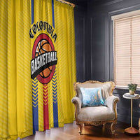 Colombia Basketball Window Curtain Vamos Colombiana