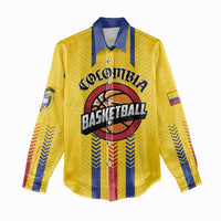 Colombia Basketball Custom Women Casual Shirt Vamos Colombiana