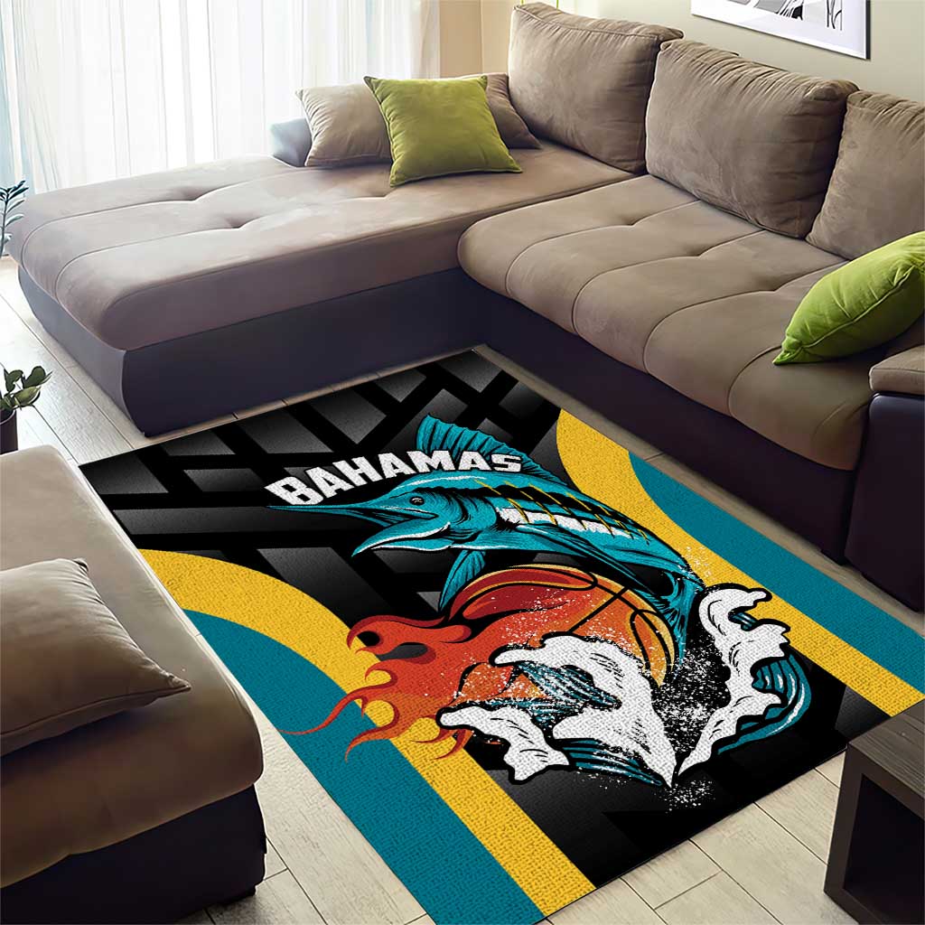 Bahamas Basketball Area Rug Team Bahamas Come On