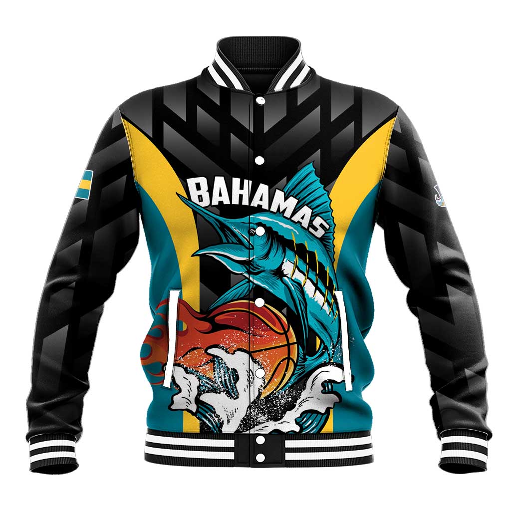 Bahamas Basketball Custom Baseball Jacket Team Bahamas Come On