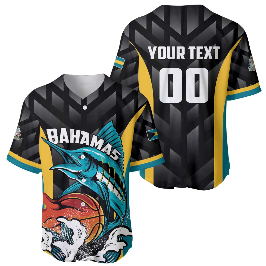 Bahamas Basketball Custom Baseball Jersey Team Bahamas Come On