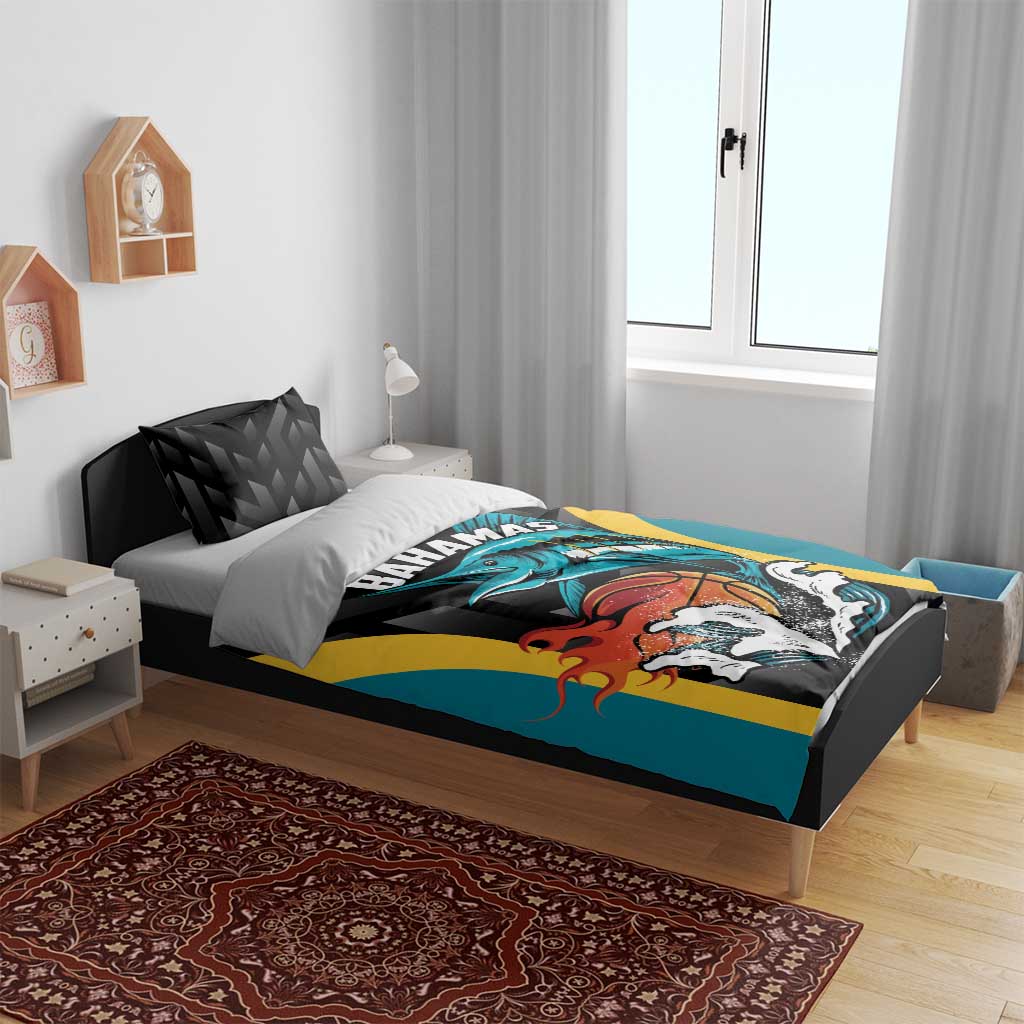Bahamas Basketball Bedding Set Team Bahamas Come On