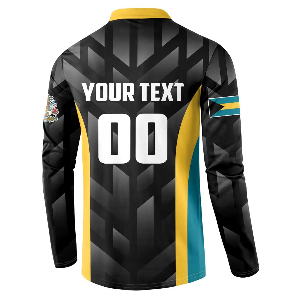 Bahamas Basketball Custom Button Sweatshirt Team Bahamas Come On