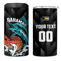 Bahamas Basketball Custom 4 in 1 Can Cooler Tumbler Team Bahamas Come On