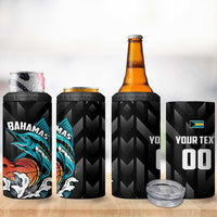 Bahamas Basketball Custom 4 in 1 Can Cooler Tumbler Team Bahamas Come On