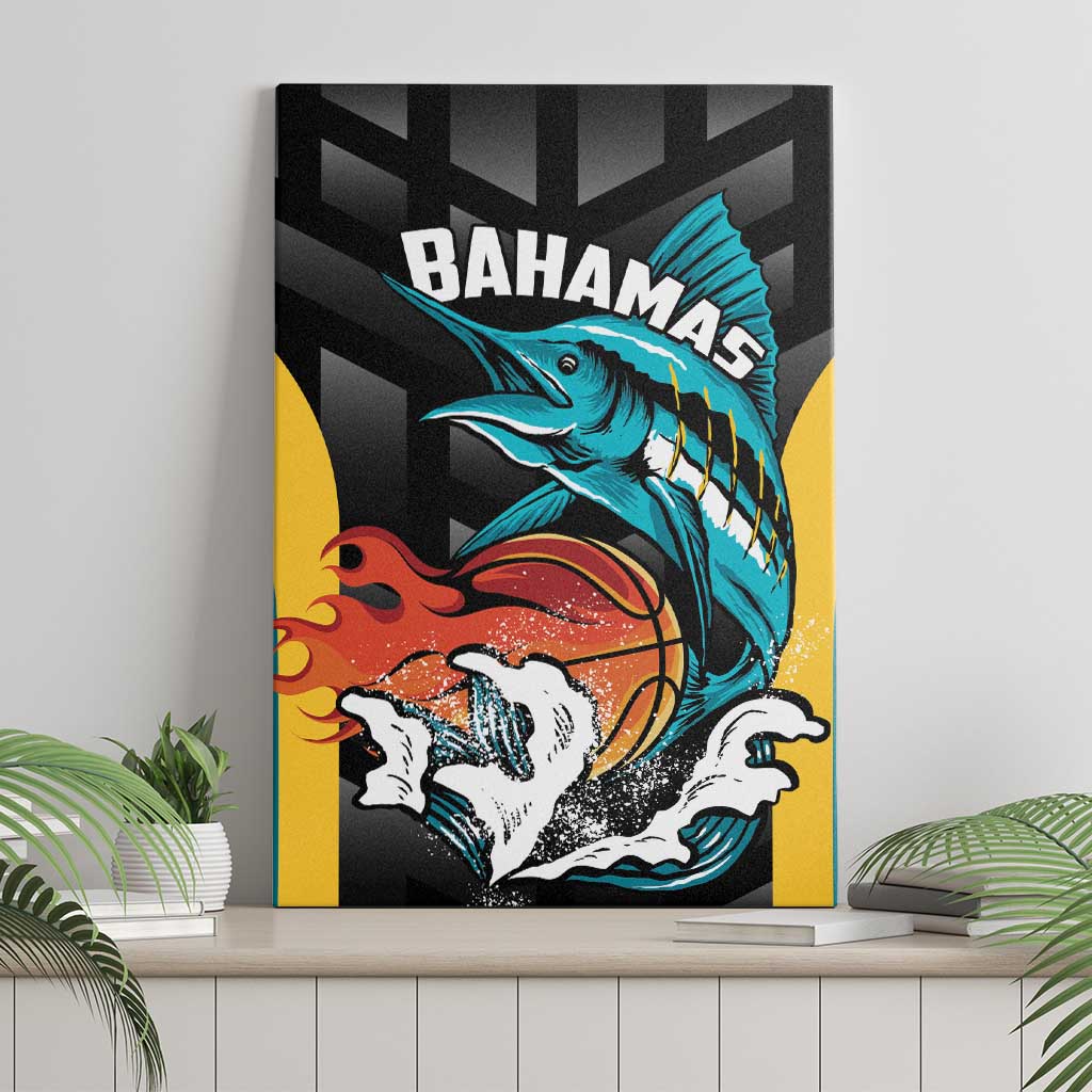 Bahamas Basketball Canvas Wall Art Team Bahamas Come On