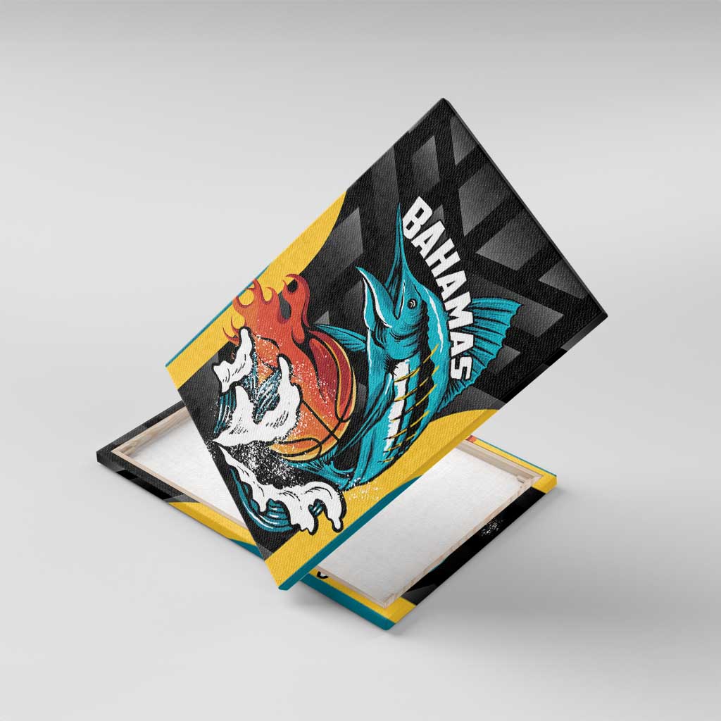 Bahamas Basketball Canvas Wall Art Team Bahamas Come On