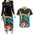 Bahamas Basketball Custom Couples Matching Long Sleeve Bodycon Dress and Hawaiian Shirt Team Bahamas Come On