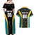 Bahamas Basketball Custom Couples Matching Off Shoulder Maxi Dress and Hawaiian Shirt Team Bahamas Come On