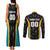 Bahamas Basketball Custom Couples Matching Tank Maxi Dress and Long Sleeve Button Shirt Team Bahamas Come On